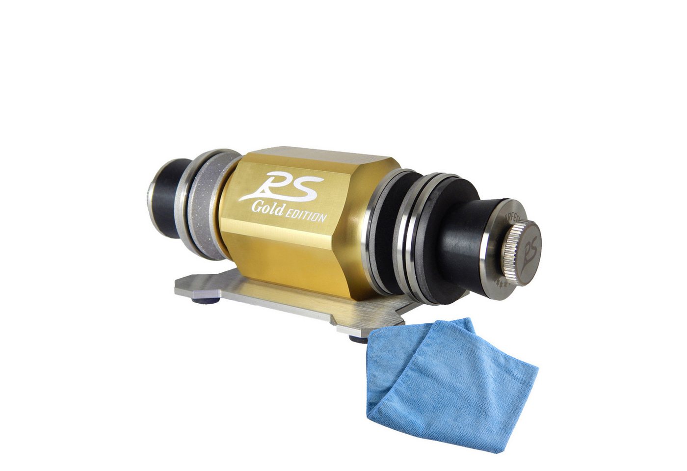 Duke-Handel Messerschärfer Rollenschärfer Messerschärfer Scherenschärfer inkl. Mikrofasertuch, 15,5° Grad ballig/konvex Schliff, Nass- und Trockenschliff von Duke-Handel