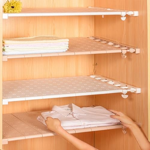 DukeIo Erweiterbar Lagerregal Kleiderschrank Schrank Verstellbares Separator Schuhe Regaltrenner Organizer DIY Separator Teiler für Schlafzimmer von DukeIo