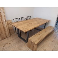 Altholz Esstisch Massiv 2, 1 M von DukeOakManufactory