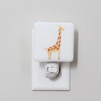 Giraffe Verschmolzen Glas Nachtlicht von DulcetDesign