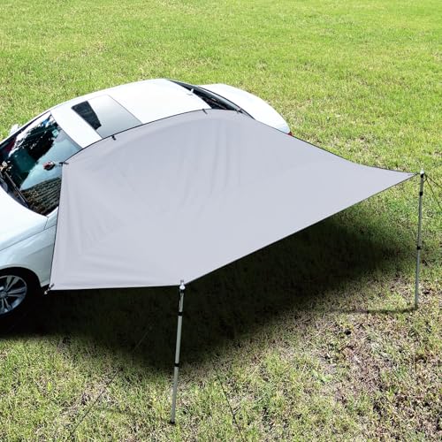 Dulepax Auto Markise,Sonnensegel Auto,Sonnensegel Mit Keder,2 Keder mit Ø 4.8& 6.8mm,Wasserdicht Auto Vorzelt geeignet für PKW, Vans und Campingbusse, Keder oder Saugnapf Montage,Grau Awning Dulepax Auto Markise,Sonnensegel Auto,Sonnensegel Mit Keder,2 Keder mit Ø 4.8& 6.8mm,Wasserdicht Auto Vorzelt geeignet für PKW, Vans und Campingbusse, Keder oder Saugnapf Montage,Grau Awning von Dulepax