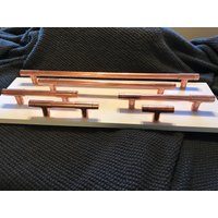 Kupfer Schrank Griff. Knauf. T Schrankgriff. Küchenbeschläge. Ziehen. Schubladengriff. Kupfer. Duluth. Minnesota von DuluthCopperCo