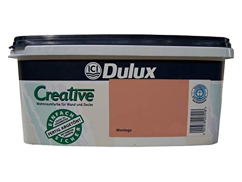 2,5 Liter Dulux Creative Wohnraumfarbe, Montego Seidenglänzend von Dulux