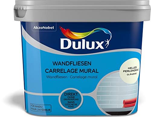 Dulux DX WANDFLIESENFARBE GLZ PERLGRAU 750ML, 5280697 von Dulux