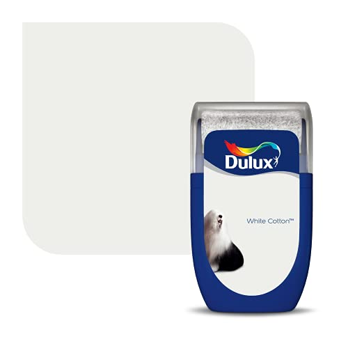 Dulux 5267864 Walls & Ceilings Testfarbe, Weiße Baumwolle von Dulux