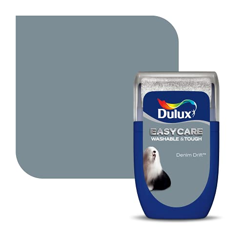 Dulux 5268092 Pflegeleicht, waschbar und robust Testfarbe, Denim Drift, 30 ml (Pack of 1) von Dulux