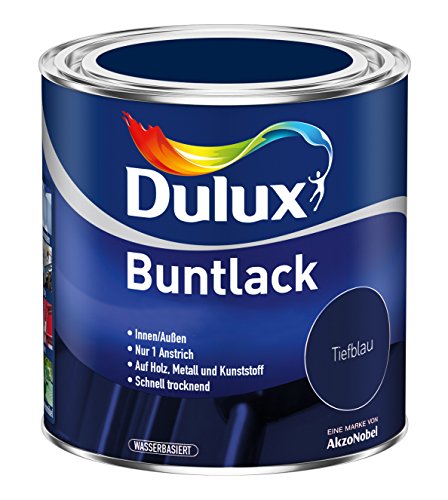 Dulux 5194601 Buntlack seidenmatt, Tiefblau von Dulux