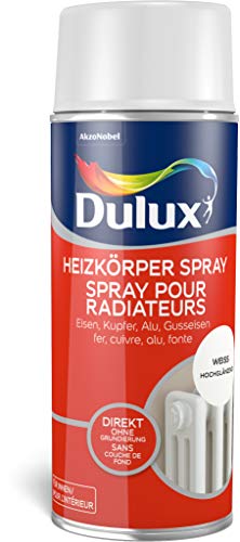 Dulux Fresh Up Heizkörperspray, hochglänzend, Weiß, 400ml von Dulux