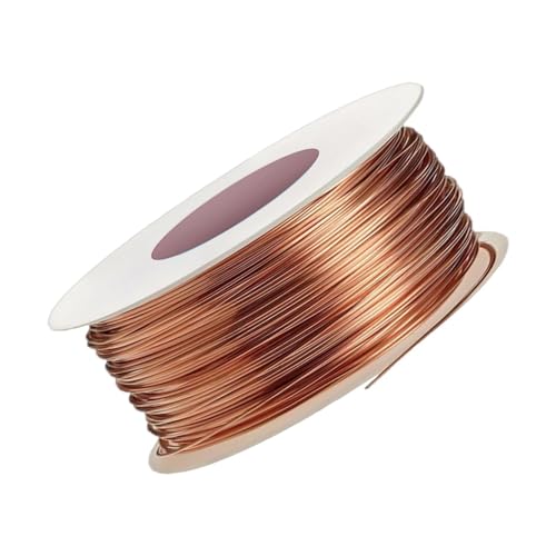 Dulynva Reiner Kupferdraht 1mm x 20m T2 Blanker Kupferdrähte Kupferkabel Basteldraht Schmuckdraht Kupferspulen Coil Wickeldraht Copper Wire für Elektrokultur Gartenarbeit Schweißen Elektrotechnik DIY Dulynva Reiner Kupferdraht 1mm x 20m T2 Blanker Kupferdrähte Kupferkabel Basteldraht Schmuckdraht Kupferspulen Coil Wickeldraht Copper Wire für Elektrokultur Gartenarbeit Schweißen Elektrotechnik DIY von Dulynva