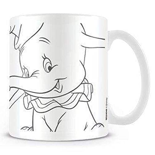 Dumbo Line Tasse Standard, Mehrfarbig, 1 Stück (1er Pack) von Pyramid International