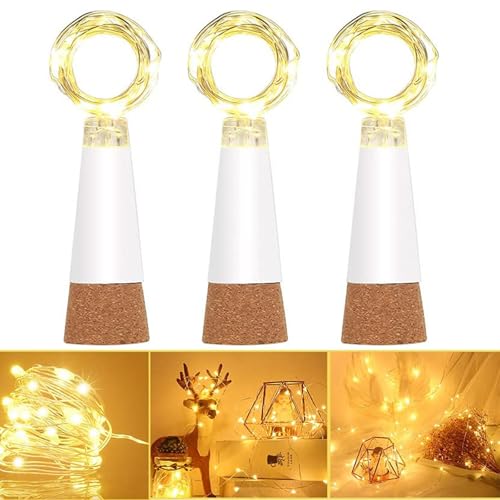 Dumcuw USB wiederaufladbare Flaschenlichter mit Korken, 15 LED Warmweiß Kupfer Lichterkette, wasserdicht – Party, Hochzeit & DIY Deko Dumcuw USB wiederaufladbare Flaschenlichter mit Korken, 15 LED Warmweiß Kupfer Lichterkette, wasserdicht – Party, Hochzeit & DIY Deko von Dumcuw
