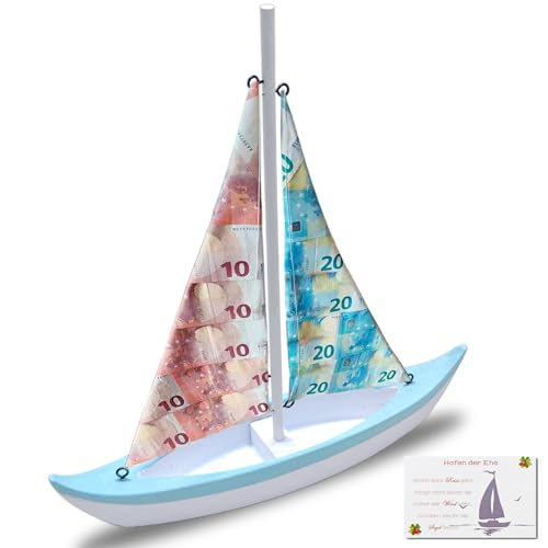Dumeher Geldgeschenk Hochzeitsgeschenk aus Holz Boot Geldgeschenk mit Segenskarte als Glücksbringer Geldgeschenk zur Hochzeit basteln Geburtstag Abschied, 1 Stück Dumeher Geldgeschenk Hochzeitsgeschenk aus Holz Boot Geldgeschenk mit Segenskarte als Glücksbringer Geldgeschenk zur Hochzeit basteln Geburtstag Abschied, 1 Stück von Dumeher