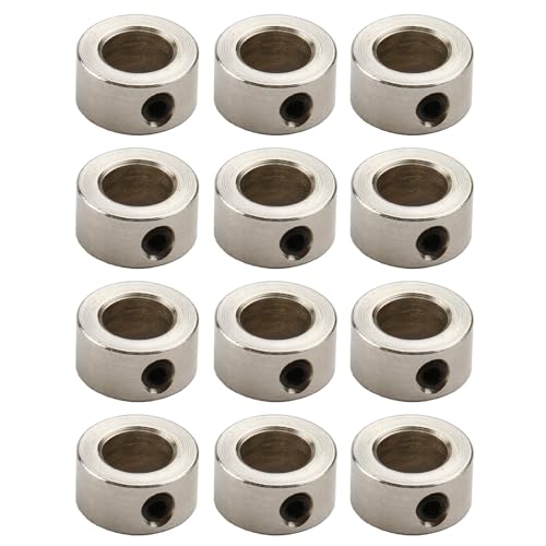 12stk Sicherungsringe 10mm aus Stahl, Stellringe mit Gewindesicherung, Tiefenanschlagringe für CNC und 3D Drucker, inklusive Befestigungsschrauben und Inbusschlüssel, Rostfrei und Langlebig 12stk Sicherungsringe 10mm aus Stahl, Stellringe mit Gewindesicherung, Tiefenanschlagringe für CNC und 3D Drucker, inklusive Befestigungsschrauben und Inbusschlüssel, Rostfrei und Langlebig von Dumhuts