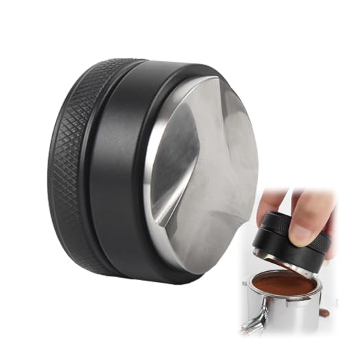 Dumhuts Kaffeeverteiler 58mm - Espresso Leveler Werkzeug für Kaffee Siebträger, Barista Zubehör für Vor dem Tampen, Gleichmäßige Kaffeeverteilung, Verstellbare Tiefe von Dumhuts