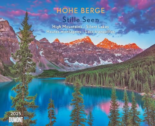 DUMONT - Hohe Berge - Stille Seen 2025 Wandkalender, 52x42,5cm, Fotokunst-Kalender mit traumhaften Bergkulissen und stillen Seen, fotografiert u.a. in Deutschland, Italien und Kanada, Spiralbindung DUMONT - Hohe Berge - Stille Seen 2025 Wandkalender, 52x42,5cm, Fotokunst-Kalender mit traumhaften Bergkulissen und stillen Seen, fotografiert u.a. in Deutschland, Italien und Kanada, Spiralbindung von DUMONT