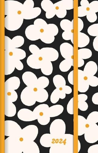 Dominique Vari Blossom - Wochen-Notizkalender klein 2024 - Taschen-Kalender 9x14 cm - mit Verschlussband & Falttasche - Weekly von DUMONT