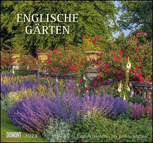 Englische Gärten 2023 – DUMONT Garten-Kalender – mit allen wichtigen Feiertagen – Format 38,0 x 35,5 cm von DUMONT
