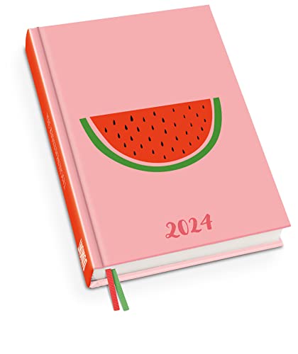 Melone 2024 - Doodle Art Taschenkalender - Terminplaner mit Wochenkalendarium - Format 11,3 x 16,3 cm von Dumont Kalenderverlag