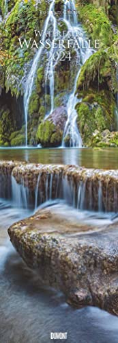 Wasserfälle 2024 - Foto-Kalender - King-Size - 34x98 - Waterfalls - Natur: Waterfalls von Dumont Kalenderverlag