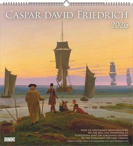 Caspar David Friedrich 2026 - Kunst-Kalender - Wand-Kalender - 45x48 Caspar David Friedrich 2026 - Kunst-Kalender - Wand-Kalender - 45x48 von DUMONT