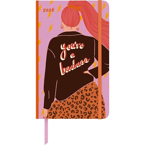 DUMONT - Emmy Lupin Buchkalender 2026 – Taschenkalender groß 13x21 cm – Wochen-Notizkalender mit Verschlussband & Falttasche, stilvoller Organizer für Frauen DUMONT - Emmy Lupin Buchkalender 2026 – Taschenkalender groß 13x21 cm – Wochen-Notizkalender mit Verschlussband & Falttasche, stilvoller Organizer für Frauen von DUMONT