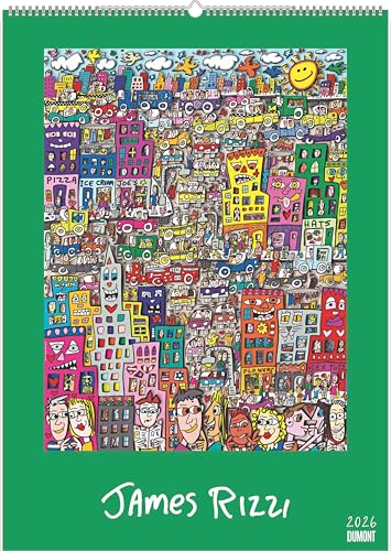 James Rizzi 2026 - Kunst-Kalender - Poster-Kalender - 50x70 James Rizzi 2026 - Kunst-Kalender - Poster-Kalender - 50x70 von DUMONT