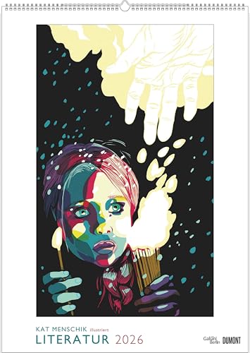 Kat Menschik illustriert Literatur – Literarischer Posterkalender in Bildern 2026 – Wand-Kalender von DUMONT – Format 50 x 70 cm von DUMONT