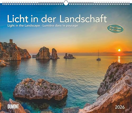 Licht in der Landschaft 2026 – Wandkalender 60,0 x 50,0 cm – Spiralbindung: Light in the Landscape · Lumière dans le paysage Licht in der Landschaft 2026 – Wandkalender 60,0 x 50,0 cm – Spiralbindung: Light in the Landscape · Lumière dans le paysage von DUMONT