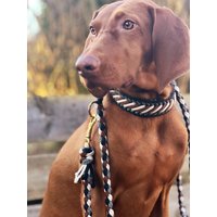 Hundeleine Paracord Geflochten Schwarz, Schwarz Diamond, Braun Und Cream, Handgefertigt, Messing Karabiner Hundeleine Paracord Geflochten Schwarz, Schwarz Diamond, Braun Und Cream, Handgefertigt, Messing Karabiner von DunDanDan