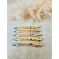 Kugelschreiber Personalisiert, Erzieherin/Erzieher Mit Herz, Personalisiert Name Als Abschiedsgeschenk, Lehrer/Lehrerin Kugelschreiber Personalisiert, Erzieherin/Erzieher Mit Herz, Personalisiert Name Als Abschiedsgeschenk, Lehrer/Lehrerin von DundDDesigns