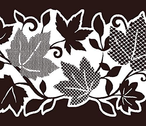 Dundee Deco MGAZB6002 Selbstklebende Spiegel-Fenster-Tapeten Bordüre, 10 m x 10 cm von Dundee Deco