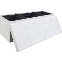 Dunedesign - 110 cm Sitzbank mit Stauraum - 120L Sitztruhe mit Deckel bis 250 kg von Dunedesign