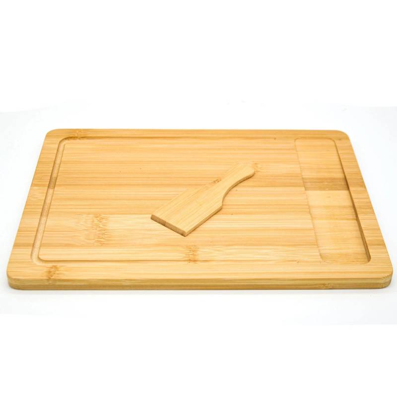 DuneDesign 2er Set Schneidebrett 30 x 22 cm mit Auffangschale von Dunedesign