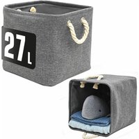 2er Set Aufbewahrungsbox 30x30x30 - Kompatibel mit Kallax Regal Organizer Boxen von Dunedesign