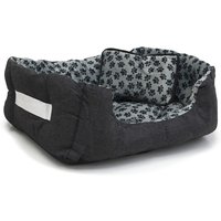 Schuhbank mit Sitzfläche Holz - 80x30x45 Schuhregal Metall - Garderobenbank Flur von Dunedesign