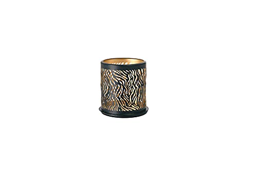 1 Duni Kerzenhalter Safari Zebra, schwarz, Metall, 188177 von Duni