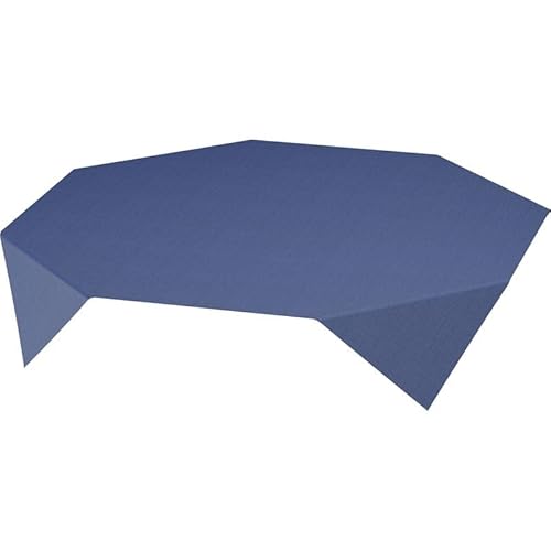 100x DUNI Dunisilk®-Mitteldecke 84 x 84 cm Linnea Dark Blue (1 x 100 Stück) von Duni