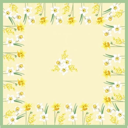 10x DUNI Dunicel® Mitteldecke 84 x 84 cm Spring Daffodil von Duni