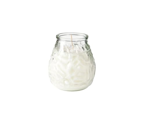 12x Duni Kerzenglas Venezia 100 x Ø 100 mm 70 Std. Klar Paraffin-Mischung mit Kerzenhalter aus Glas von Duni