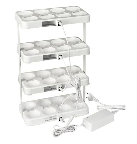 DUNI LED Mini Lamp Ladestation, 32 Stück 255 x 140 x 430 mm Weiß von Duni