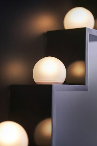 Duni 1 LED-Halter Globe 8,4 cm x 10 cm, Laponian, 198864 von Duni