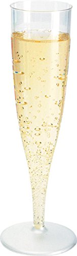 Duni Champagner-/Sektgläser 13,5 cl, transparent, 10 Stück von Duni