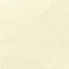 Duni Servietten, 3-lagig, 24 cm, cremefarben, Papier, 15 x 24 x 12 cm von Duni