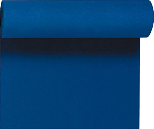 Duni Dunicel-Tischläufer 3 in 1, alle 40 cm perforiert, Uni dunkelblau, 40 cm x 4,8 m von Duni