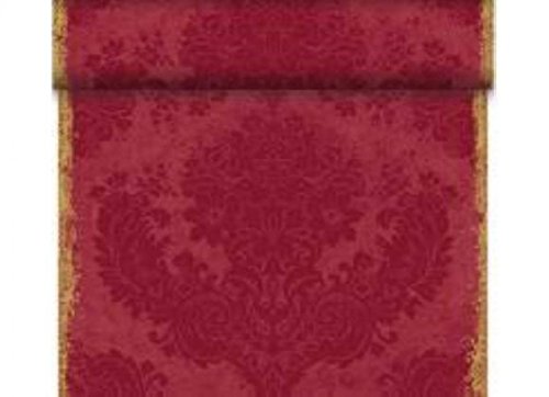 Duni Dunicel Tischläufer Tête-à-Tête Royal Bordeaux 40 x 2400 cm, Duni Tete a Tete Royal Bordeaux mit 20 perforierten Abschnitten à 1,20 m lang und 0,40 cm breit von Duni