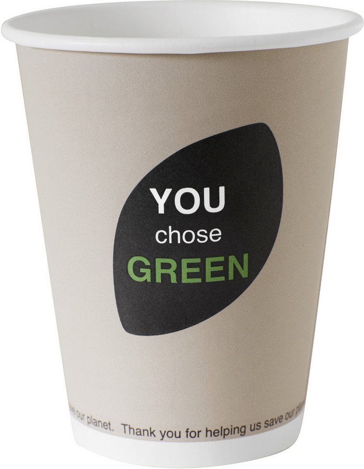 Duni Einweggeschirr-Set Duni Pappbecher 0,2 L You chose Green - 10 Stk., PP Duni Einweggeschirr-Set Duni Pappbecher 0,2 L You chose Green - 10 Stk., PP von Duni