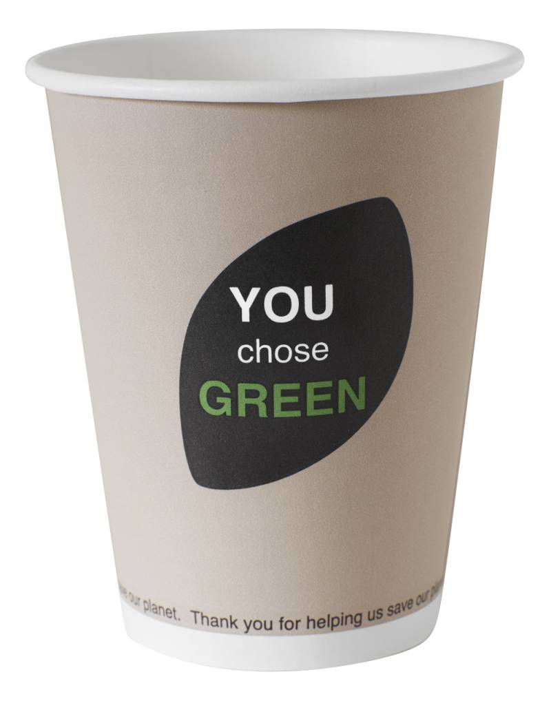 Duni Pappbecher 0,2 L You chose Green - 10 Stk. von Duni