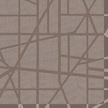 Duni Poesie-Servietten aus Dunilin Muster Maze greige, 40 x 40 cm 50 Stück von Duni