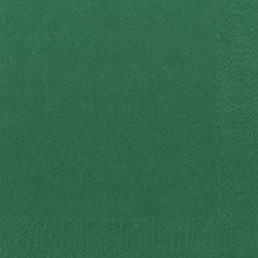 Duni Servietten, 3-lagig, 24 cm, dunkelgrün, Papier, 15 x 24 x 12 cm von Duni