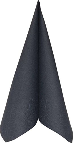 Duni Servietten 3lagig Tissue Uni schwarz, 33 x 33 cm, 20 Stück Duni Servietten 3lagig Tissue Uni schwarz, 33 x 33 cm, 20 Stück von Duni